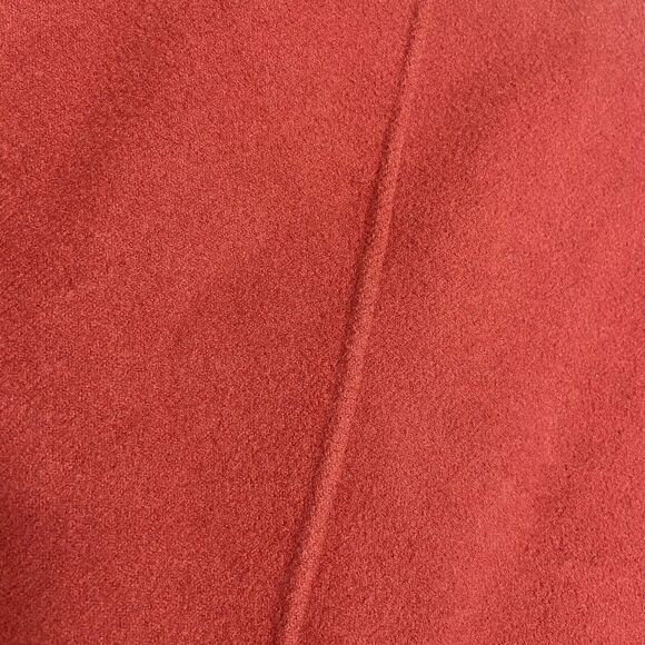 TALBOTS Jacket Coat Size 16 Petites 100% Wool Orange Button Front Blazer - Picture 3 of 11